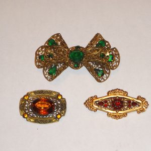 Antique costume jewelry