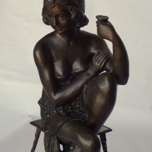 Bronze statue - detail