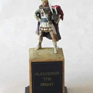 64. Rick Taylor - miniature sculpture. "Alexander the Great". 2006.